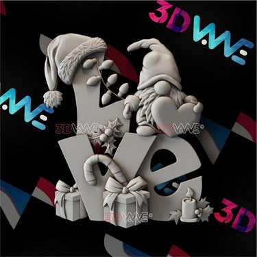 LOVE 3d stl 3DWave.us